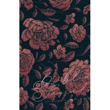 Imagem de Bíblia Arc 860 - Rosas e Pêonias - Letra Normal - Almeida Revista e Co