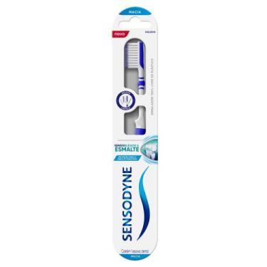 Imagem de Escova Dental Sensodyne Sensibilidade & Esmalte Macia Suave com 1 Unid