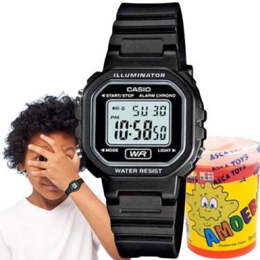 Imagem de Relógio de Pulso Casio Infantil Digital Standard Cronômetro Prova Dágu