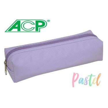 Imagem de Estojo Escolar Teen Pastel Lilás Novidade ACP