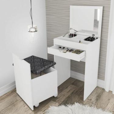 Imagem de Penteadeira compacta branco/tec.369 pe2007- tecno mobili, Branco