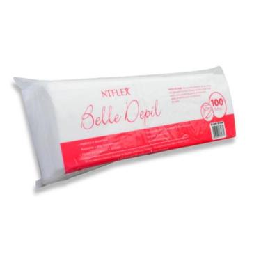 Imagem de Lenços Para Depilação Belle Depil, 100 Folhas Ntflex