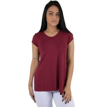Imagem de Blusa Diluxo Sobre Legging Vinho, M, Vinho