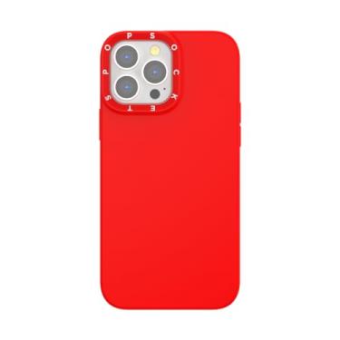 Imagem de PopSockets Capa para iPhone 13 Pro Max Grip compatível com MagSafe, capa de celular para iPhone 13 Pro Max, compatível com carregamento sem fio, somente capa - Rosso