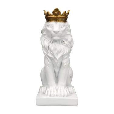 Imagem de Kuntesetty Estátua de com, Decoração de Mesa, Escultura de Resina, Artesanato Feito à Mão para Prateleira, Estante Ou Mesa, Branco, Tamanho real