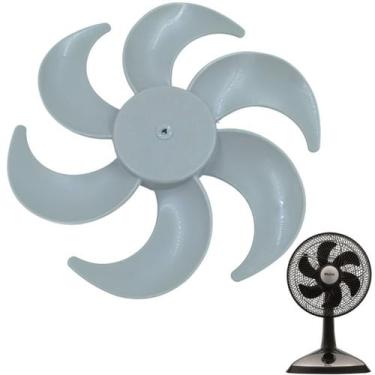 Imagem de Hélice de Ventilador Philco Turbo Zes De 6 Pás 30cm Prata - Mebrasi