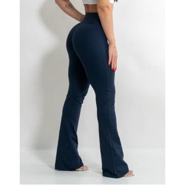 Imagem de Calça Flare Suplex Grosso Boca De Sino Bailarina Cintura Alta - S.Stor