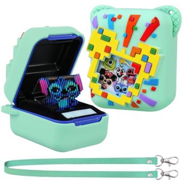 Imagem de Supmay Capa de silicone para brinquedo interativo Bitzee Disney, bolsa protetora de silicone macio, capa protetora para acessórios eletrônicos virtuais Bitzee, verde