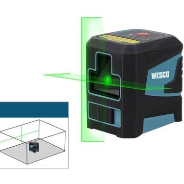 Imagem de Nível a Laser (Verde) -  Auto-Nivelador - 2 Linhas -  WS8915K - Wesco