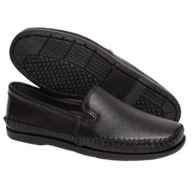 Imagem de Mocassim Sapatilha Masculina Couro Legítimo Confortável - delite, 41