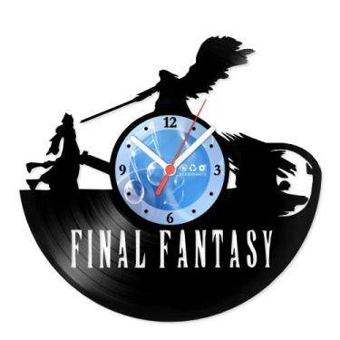 Imagem de Relógio De Parede Disco Vinil Jogos e Games - Final Fantasy - VJG-080 