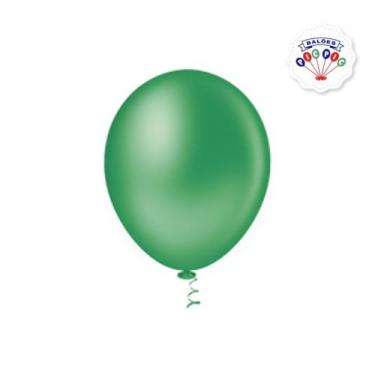 Imagem de Bexiga Balão Verde Folha Pic Pic 05 Polegadas 50 Unidades - PICPIC