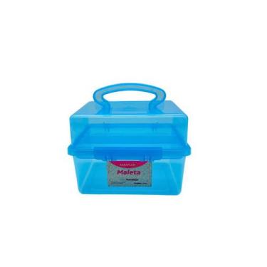 Imagem de Maleta Porta Jóias / Mini - 956 - Agraplast, Azul