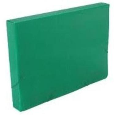 Imagem de Pasta Elástico Ofício Polibras 20mm Polionda Verde - Polibras Minas Pl