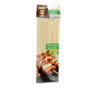 Imagem de 5000 Espetos De Bambu Gina Para Churrasco Doces Crepe 25cm