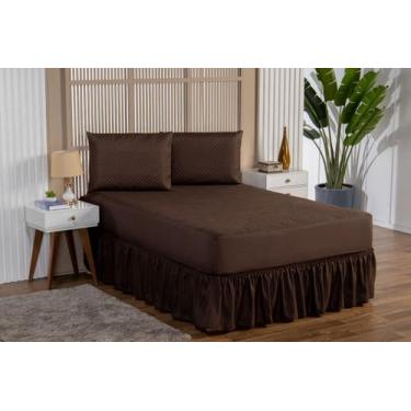 Imagem de Protetor de Colchão Impermeável Casal Queen + 2 Portas Travesseiro 1.9