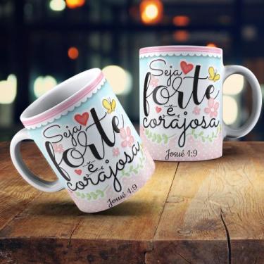 Imagem de Caneca Personalizada Religiosa Evangélico  Diversos Modelos Deus Prese