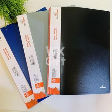 Imagem de Pasta Catálogo A4 com 20 ou 40 Envelopes de Plástico - Interponte / WX