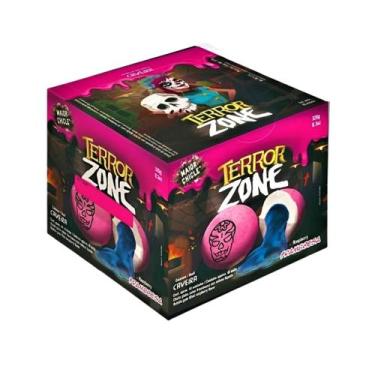 Imagem de Chiclete Terror Zone Caveira - Sukest - Halloween Caixa c/40 und
