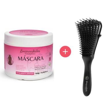 Imagem de Kit Mascara Hidro-Nutritiva + Escova Basic Encaracolados