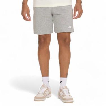 Imagem de Bermuda New Balance Essentials - masculino - cinza, Cinza, M