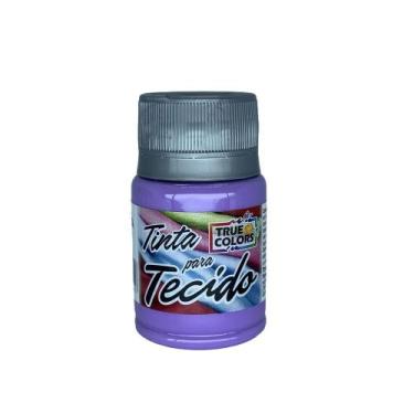 Imagem de Tinta para Tecido Tons Escuros 37ml True Colors, ORQUÍDEA