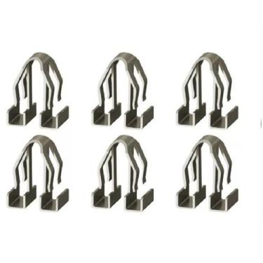 Imagem de 6 Presilha Metal Portamala Peugeot 206 Citroen c3 306 307 406 - achei 