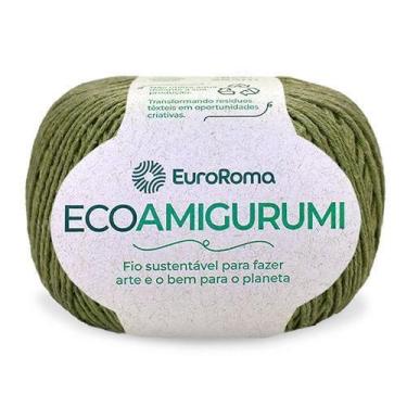 Imagem de Linha EcoAmigurumi Euroroma 160g, 805 VERDE MILITAR