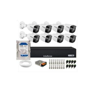 Imagem de Kit 8 Câmeras Intelbras VHD 1130 B HD 720p com Lente 2.8mm Visão Notur