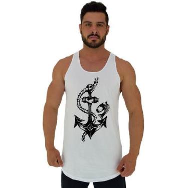 Imagem de Regata Longline Estampada Masculina MXD Conceito Ancora Marinha, EG, M
