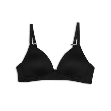 Imagem de Maidenform Sutiã Comfort Devotion sem aro para meninas, Preto, (36) 36B