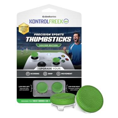 Imagem de KontrolFreek Precision Sports Performance Thumbsticks Para Controle Xbox Series X (Xbx) E Xbox One (Xb1) | Edição Soccer | Baixo, Côncavo | Verde