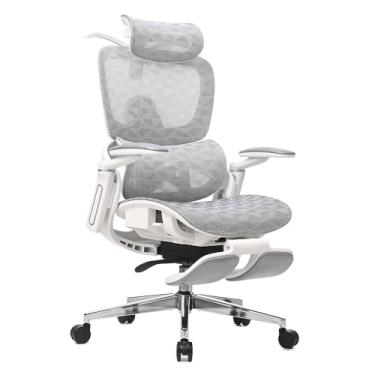 Imagem de Cadeira De Escritório Ergonômica Sensetup Perfs E5 Mesh (Branco)