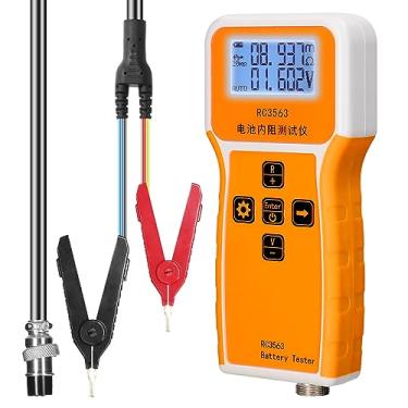 Imagem de RC3563 200Ω 100V Bateria Portátil de Mão Testador de Tensão de Resistência Interna Display de 3 dígitos Testador de bateria