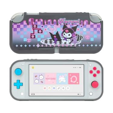 Imagem de YOCORE Capa protetora para Nintendo Switch Lite, linda capa fina com absorção de choque e anti-arranhões, capa fina para acessórios Switch Lite - preta