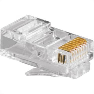 Imagem de Conector P/Computador Modular Rj45 - Kit C/20 Unidades - DEZCOMP