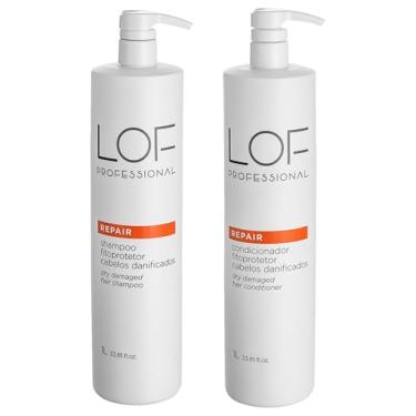 Imagem de Kit LOF Shampoo + Condicionador Repair 1 Litro
