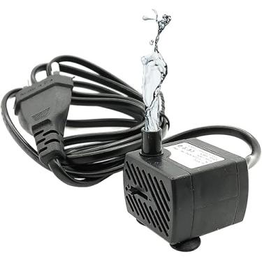 Imagem de Bomba Submersa Aquário Bombinha Motor Fonte Água Doce ou Salgada Bivolt Automático