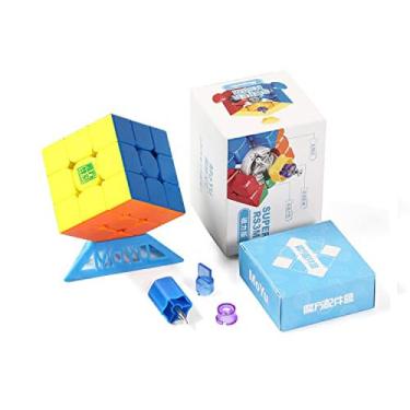 Imagem de Cubo de velocidade, Super RS3M 2022 3 Speed CubePuzzle cubo elasticidade ajustável para girar suavemente cubo rápido brinquedos