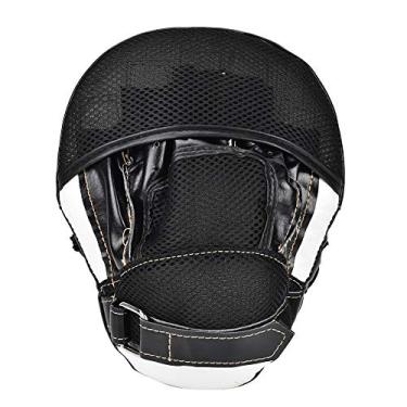 Imagem de Alvo de Mão de Boxe, PU Couro Curvo Boxamento Equipamento de Treinamento de Artes Marciais Mitt Punchando Pad Pad Kickboxing Tailandro Fitness