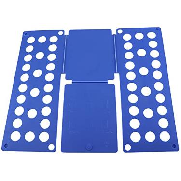 Imagem de Pasta de Camisa, Roupas de Roupas de Armário Organizador de Armário de Camisa Dobrável Roupas de Tábua Dobrável Tábua da Tábua de Camiseta (Azul)