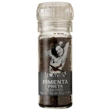 Imagem de Pimenta Preta Espanhola Com Moedor El Avión 50g