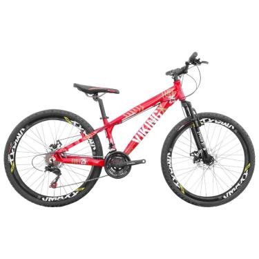 Imagem de Bicicleta Aro 26 Viking Tuff X 25 Freeride Freio Hidráulico 24 Marchas 3x8 Suspensão Dianteira