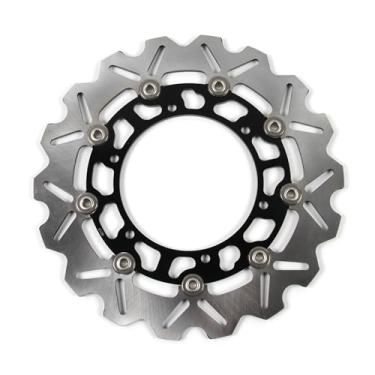 Imagem de 1 peça de rotor de disco de freio dianteiro flutuante compatível com Yamaha WR250X 2008, XJ600S DIVERSION 1998-2003, XV950 2014-2015, SCR950 2017-2018, XVS1300 CUSTOM 2014-2016, XVS1300 V19000