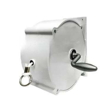 Imagem de Varal Recolhível Retrátil Automático Parede 30m Nylon De Parede Seca Fácil(Branco)