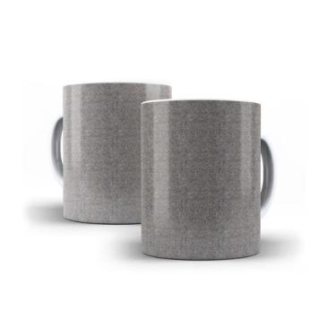 Imagem de Xícara Branca Porcelana Decorada 325ml + Caixinha - RYLLO,  J Escuro