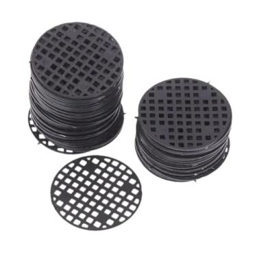 Imagem de WeiLaiKeQi Flowerpot Bottom Malhas Padrões redondas Ferramentas de jardim impedem o solo de fluir para longe os tapetes da grade inferior da bacia substituem, Diâmetro 4.5 Cm
