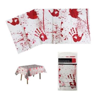 Imagem de Toalha de Mesa Metalizada Tema Halloween - Decoração - CM Presentes e 