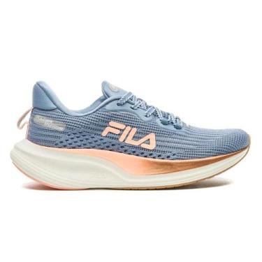 Imagem de Tênis Fila Racer Speedzone Feminino, 35, Azul, Rosa