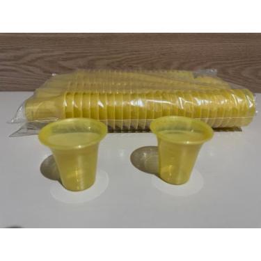 Imagem de Cálice copinho para santa ceia 10ml colorido dourado pacote com mil un